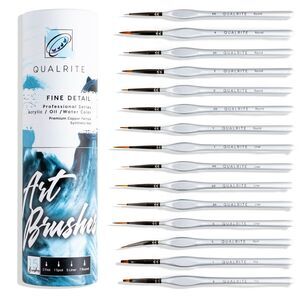 Qualrite Miniature Paint Brush Set 15 PIece